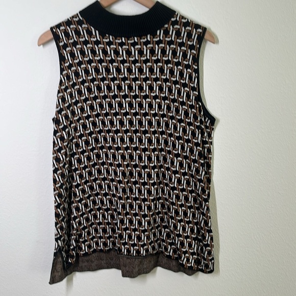 Chico's Chain Geometric Knit Tank & Cardigan Set Sizes XL XXL - Picture 10 of 16
